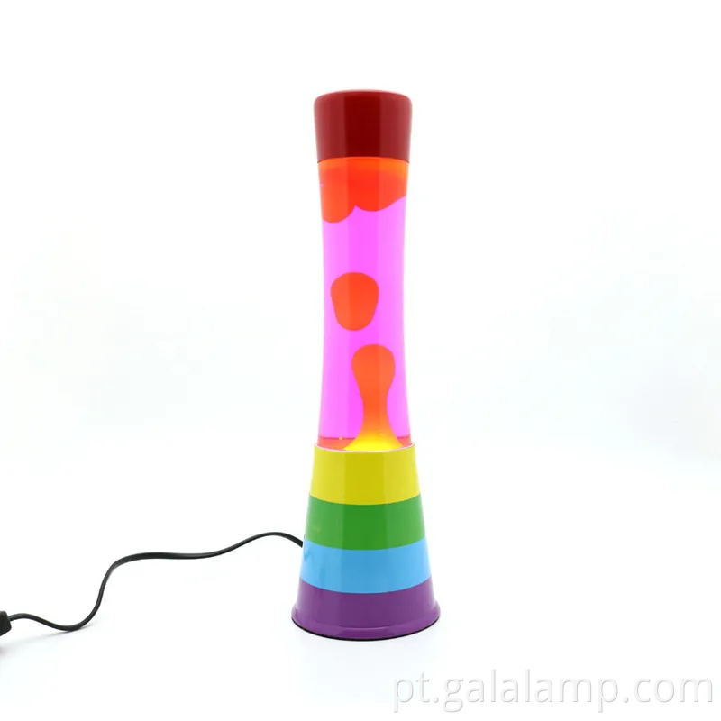 Lâmpada de lava laranja personalizada para decorações e promoções de férias